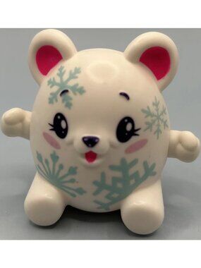 2020 McDonalds Happy Meal 2" Pikmi Pops Snowy The Bear White #1